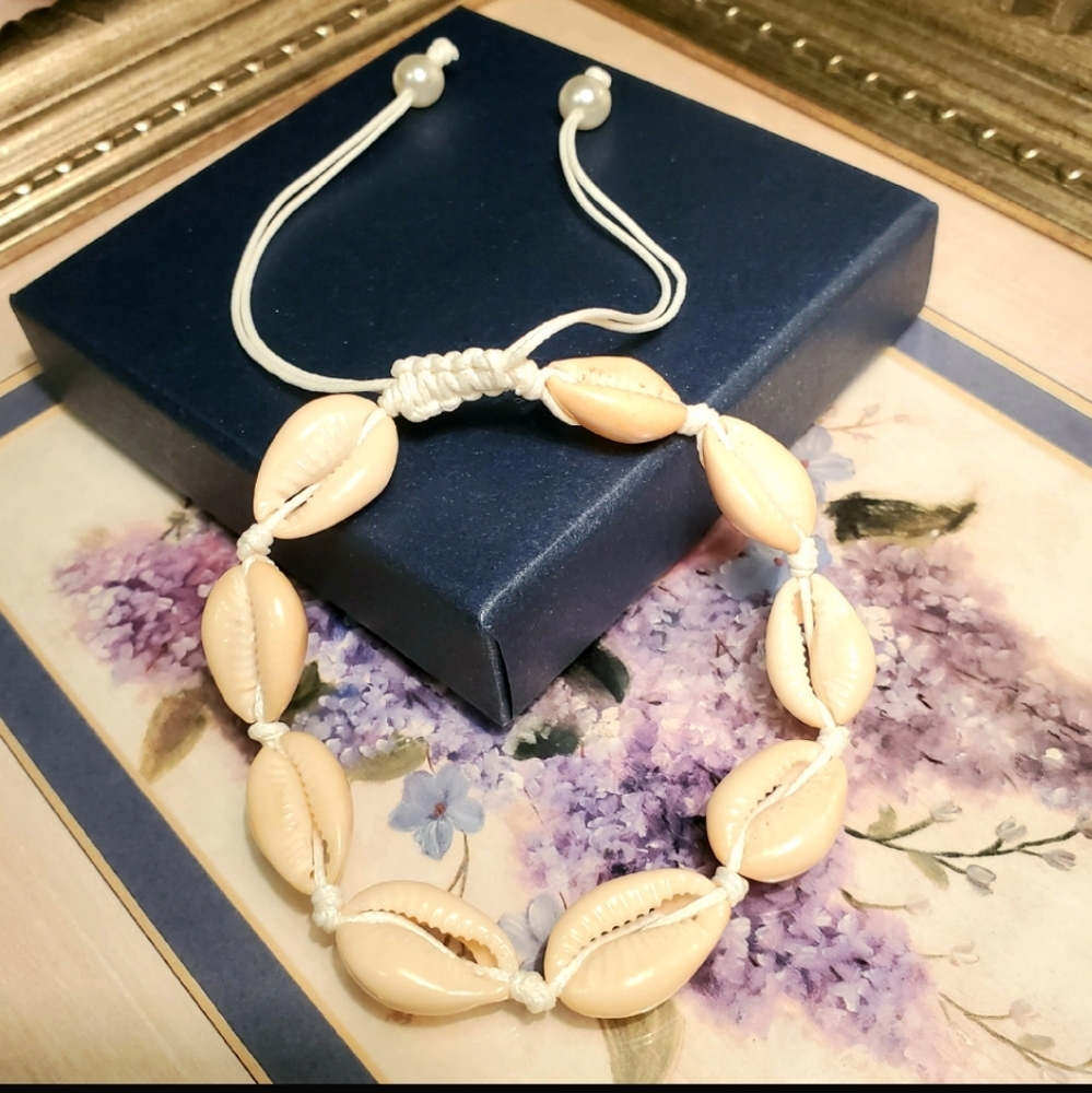 C3:2 NEW Shell Adjustable Anklet - Picture 2 of 4